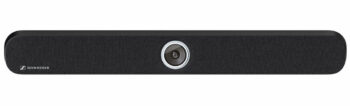 Front view of Sennheiser BÄR M video bar designed for professional meeting rooms